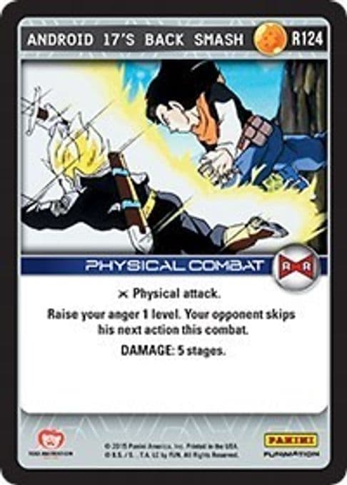 Android 17's Back Smash