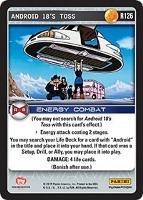 Android 18's Toss