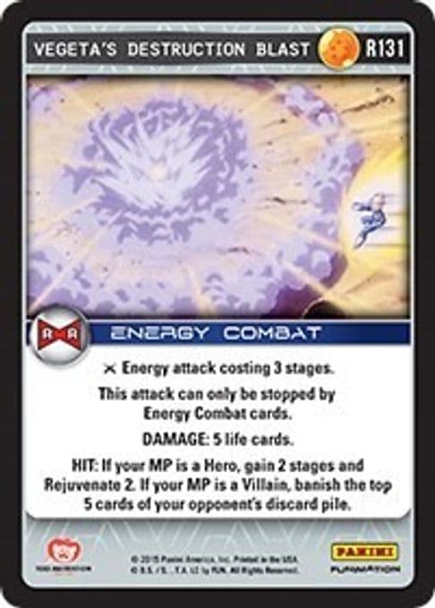 Vegeta's Destruction Blast