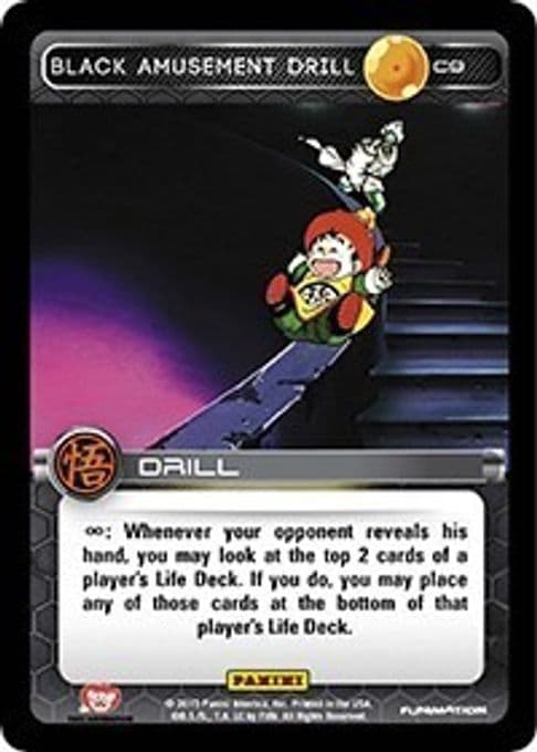 Black Amusement Drill