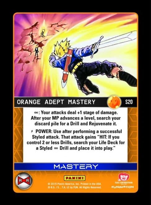 Orange Adept Mastery (Rainbow Parallel Foil)