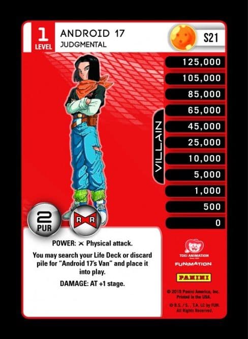 Android 17 - Judgmental (High Tech Foil)