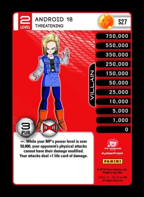 Android 18 - Threatening (High Tech Foil)