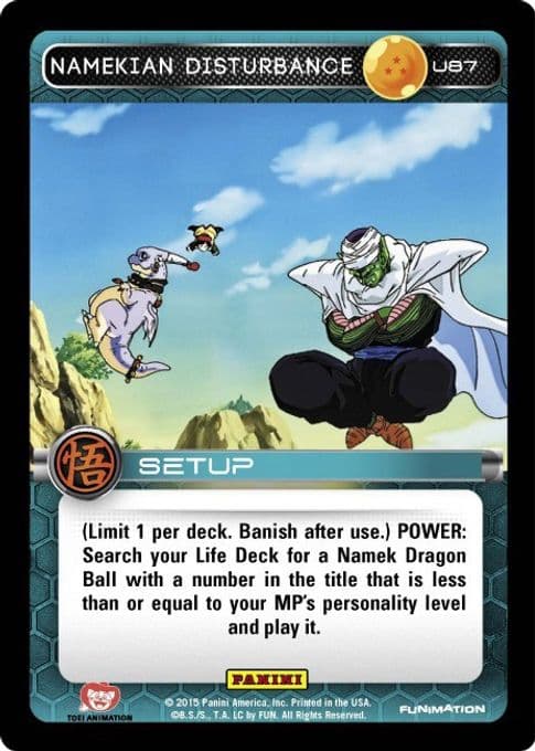 Namekian Disturbance