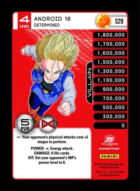 Android 18 - Determined (Rainbow Parallel Foil)