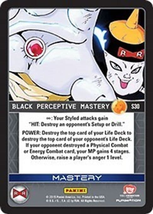 Black Perceptive Mastery (Rainbow Parallel Foil)