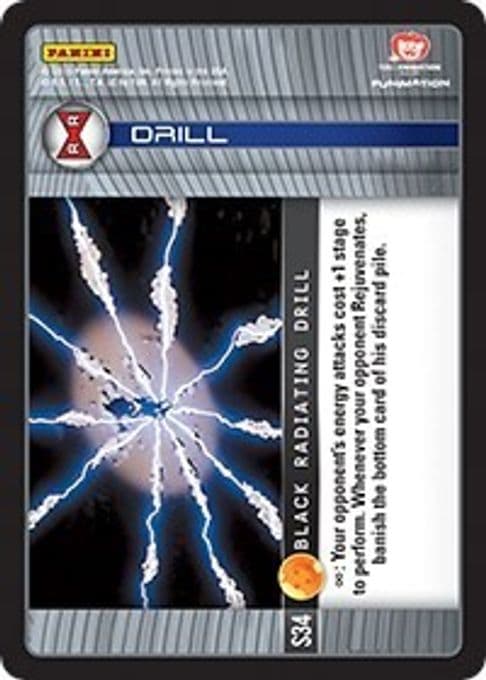 Black Radiating Drill