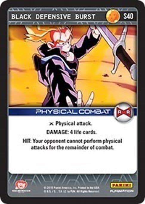 Black Defensive Burst