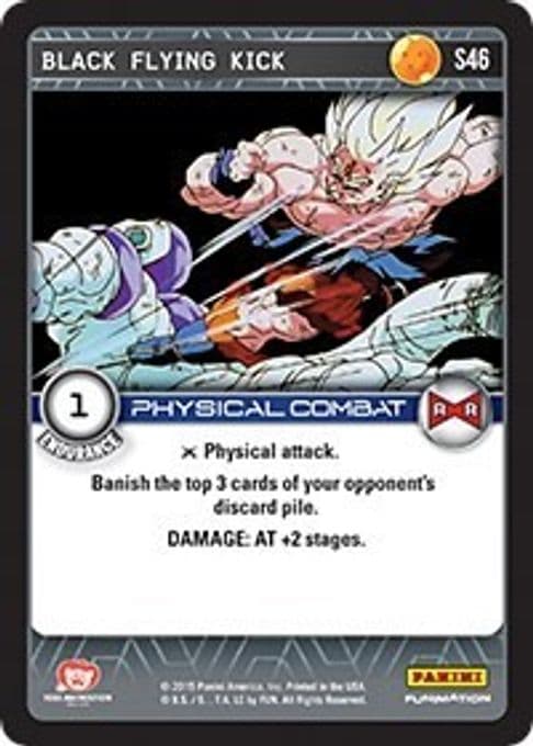 Black Flying Kick