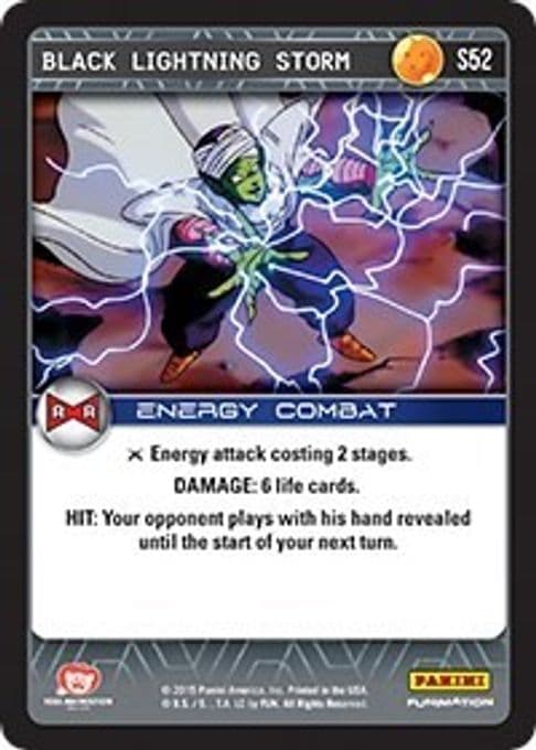 Black Lightning Storm