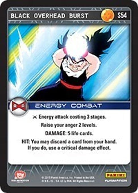 Black Overhead Burst