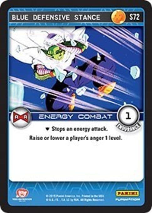 Blue Defensive Stance