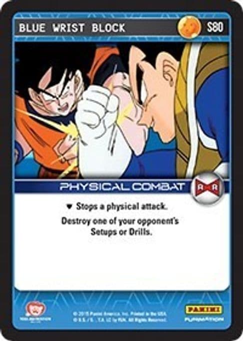 Blue Wrist Block