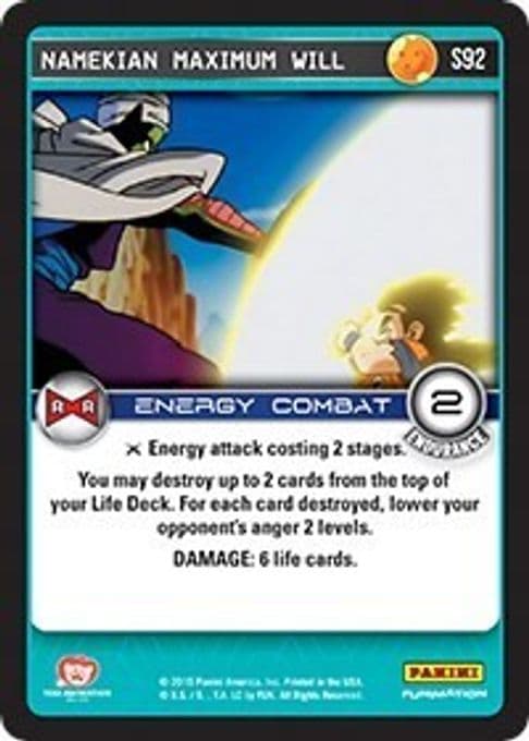 Namekian Maximum Will