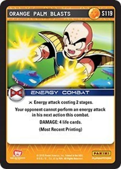 Orange Palm Blasts