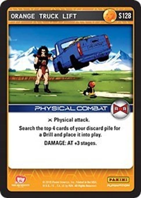 Orange Truck Lift