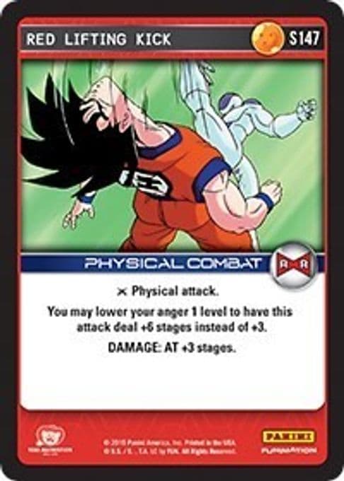 Red Lifting Kick