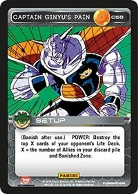 Captain Ginyu's Pain