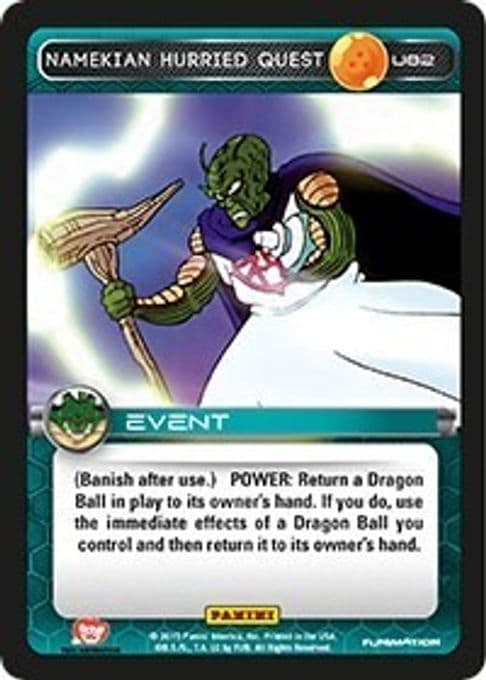 Namekian Hurried Quest