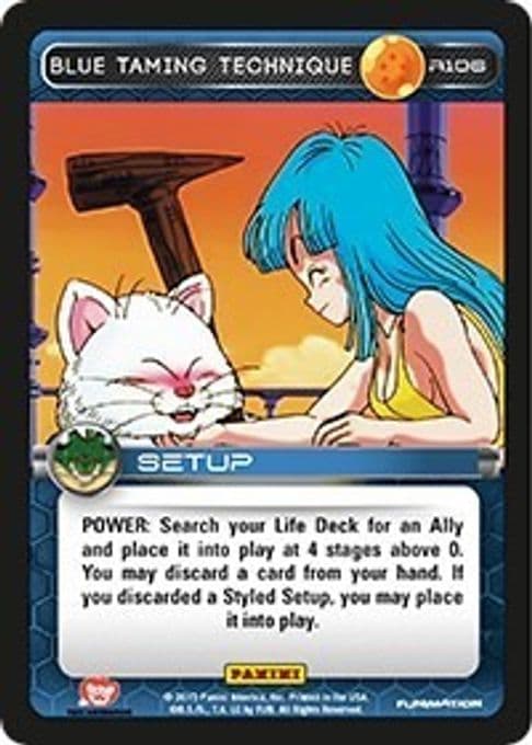 Blue Taming Technique