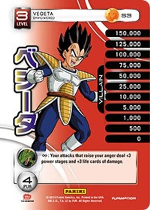 Vegeta - Empowered (Rainbow Parallel Foil)