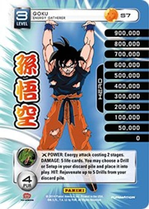 Goku - Energy Gatherer (Rainbow Parallel Foil)