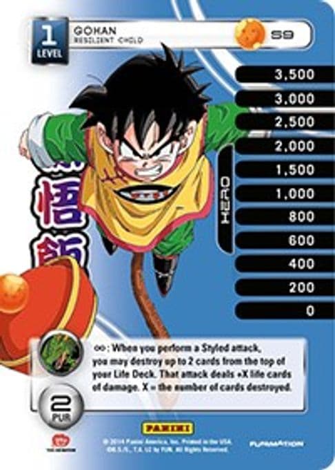 Gohan - Resilient Child (High Tech Foil)