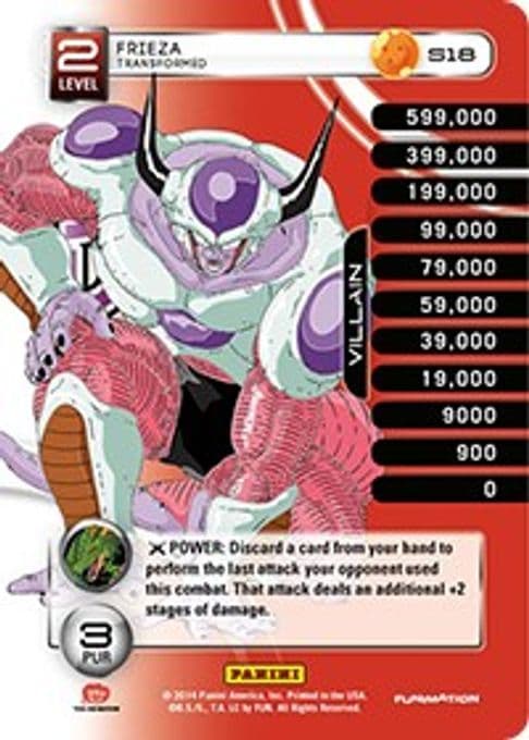 Frieza - Transformed (Rainbow Parallel Foil)