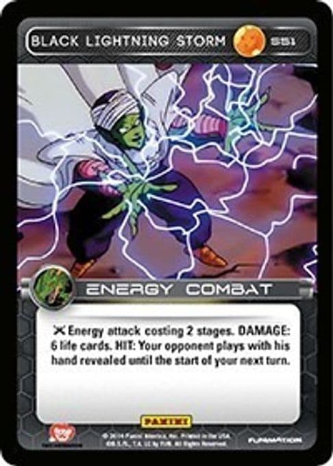 Black Lightning Storm