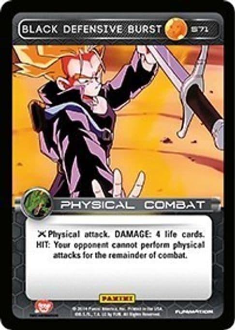 Black Defensive Burst