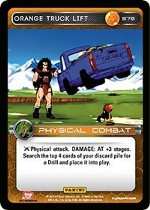 Orange Truck Lift