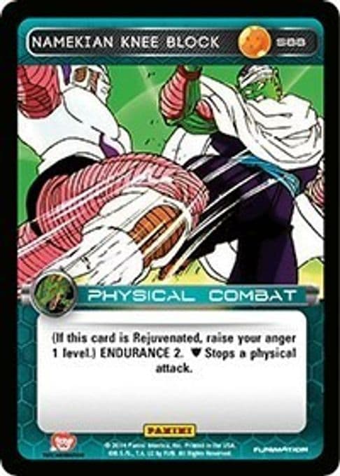Namekian Knee Block
