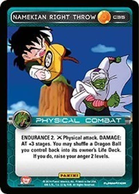 Namekian Right Throw