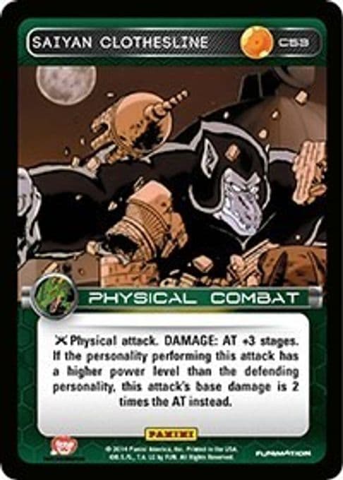 Saiyan Clothesline