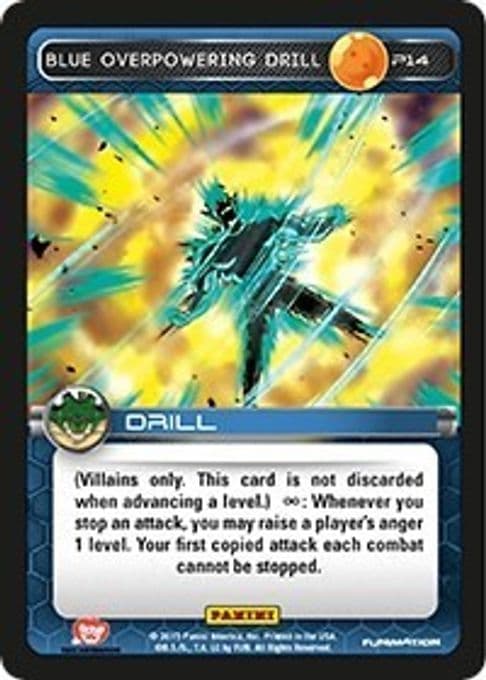 Blue Overpowering Drill (Heroes & Villains)