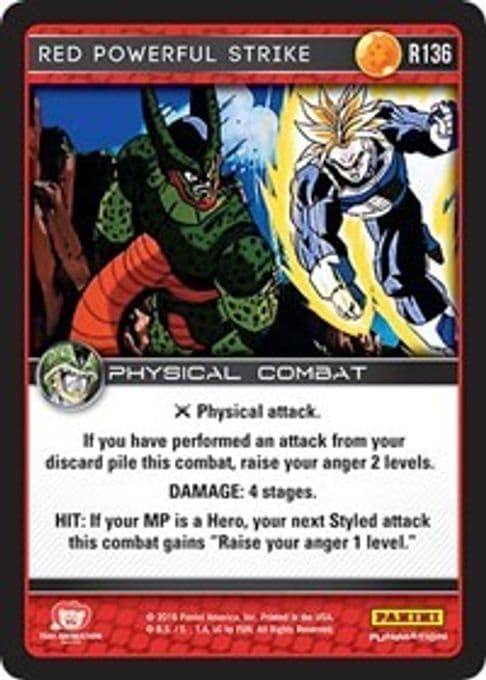 Red Powerful Strike
