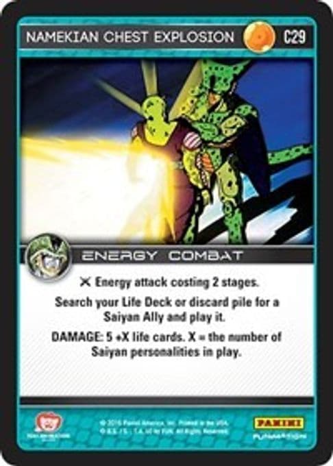 Namekian Chest Explosion