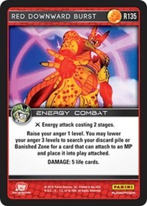 Red Downward Burst