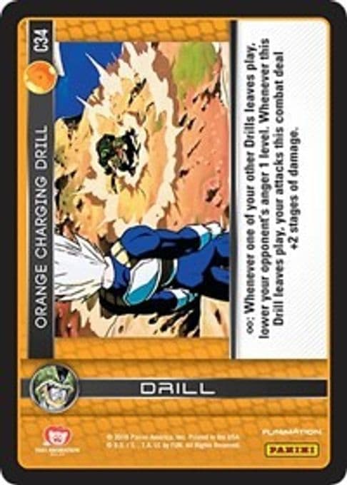 Orange Charging Drill