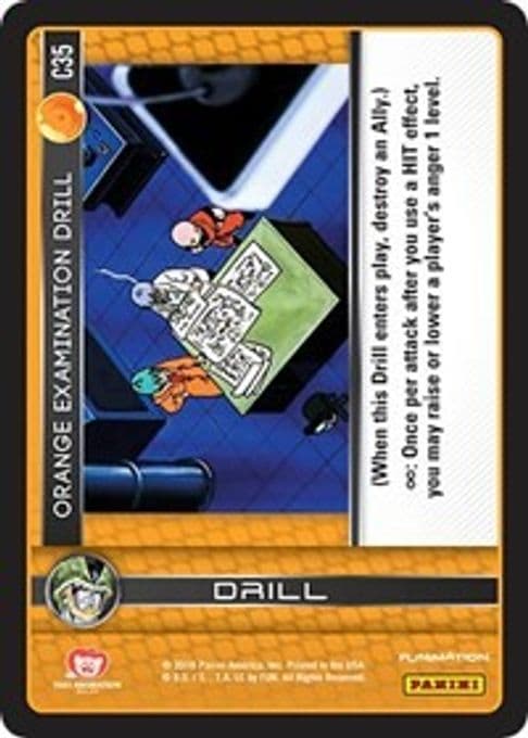 Orange Examination Drill