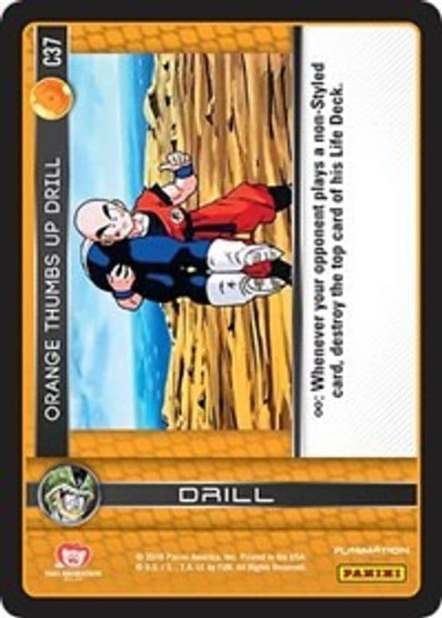 Orange Thumbs Up Drill