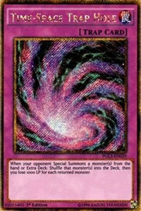 Time-Space Trap Hole