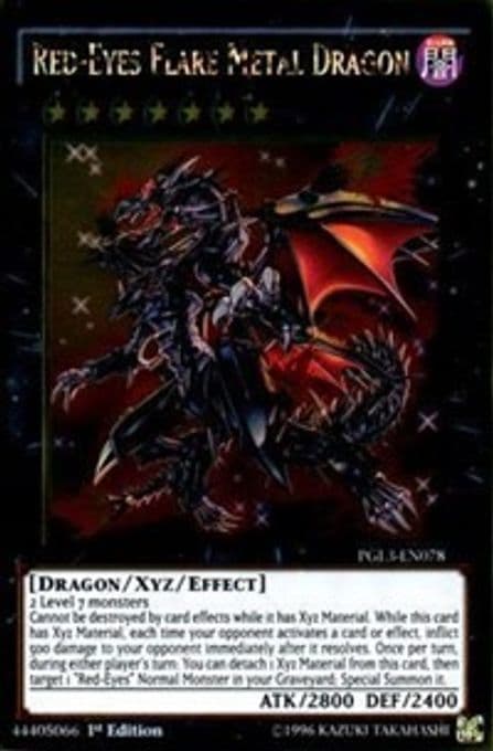 Red-Eyes Flare Metal Dragon