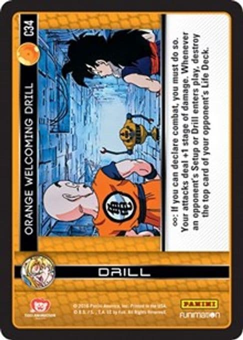Orange Welcoming Drill
