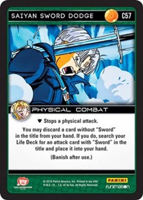 Saiyan Sword Dodge