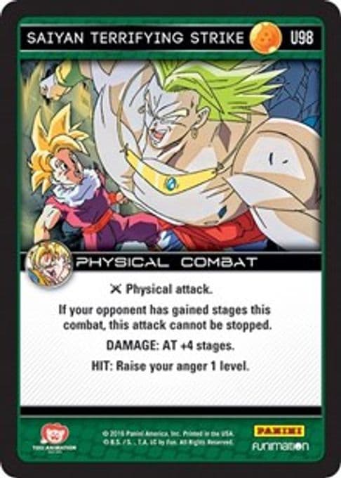 Saiyan Terrifying Strike