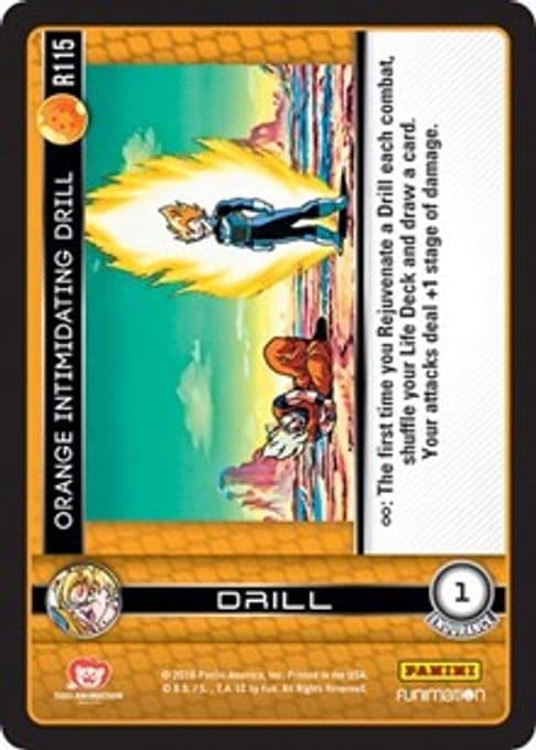 Orange Intimidating Drill