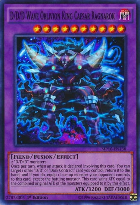 D/D/D Wave Oblivion King Caesar Ragnarok