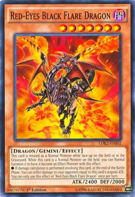 Red-Eyes Black Flare Dragon