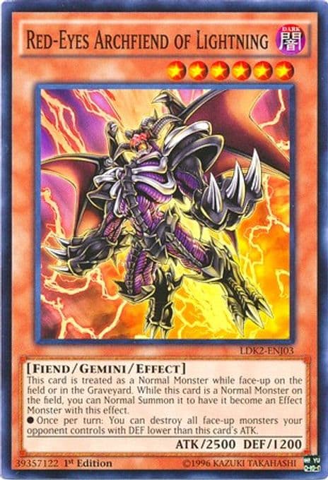 Red-Eyes Archfiend of Lightning